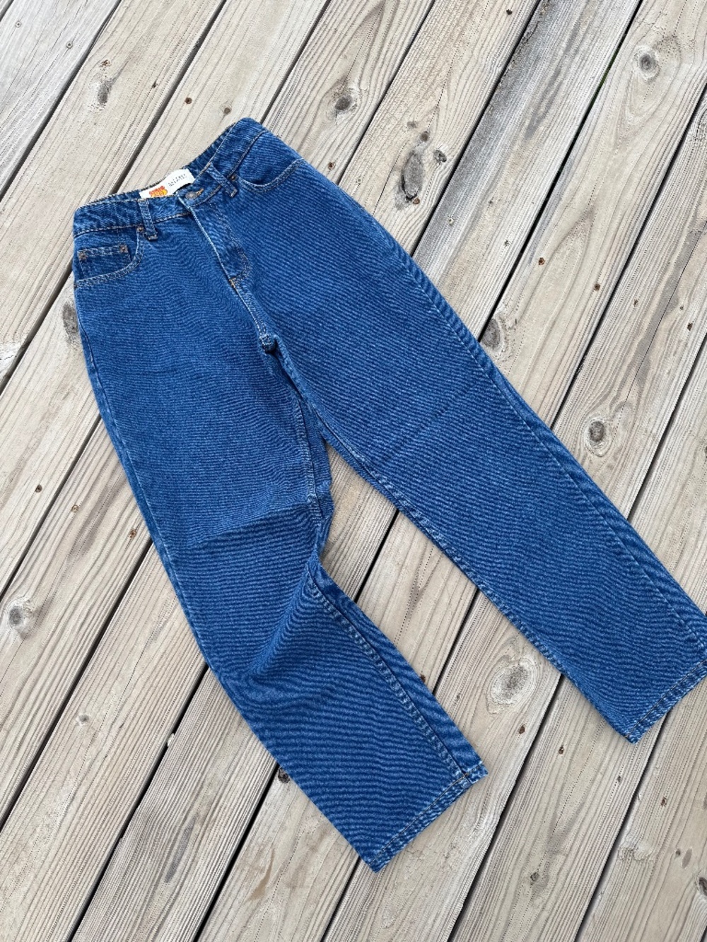 Vintage Route 66 Relaxed Fit High Waisted Blue Jeans Size 8A 100% Cotton